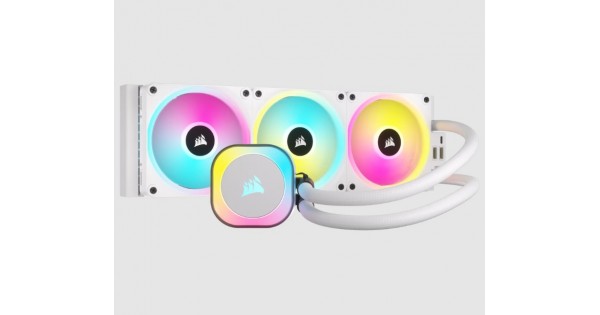 PC用ファン・クーラー iCUE LINK H150i RGB WHITE CW-9061006-WW iCUE LINK H100i RGB AIO 水冷式 CPU クーラー - ホワイト